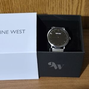 Nine West Silver Men's Watch Asher Watch